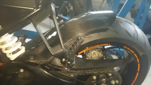 Hinterradabdeckung KTM 1290 lang